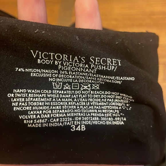 Body By Victoria push up bra size 34B - Picture 5 of 5